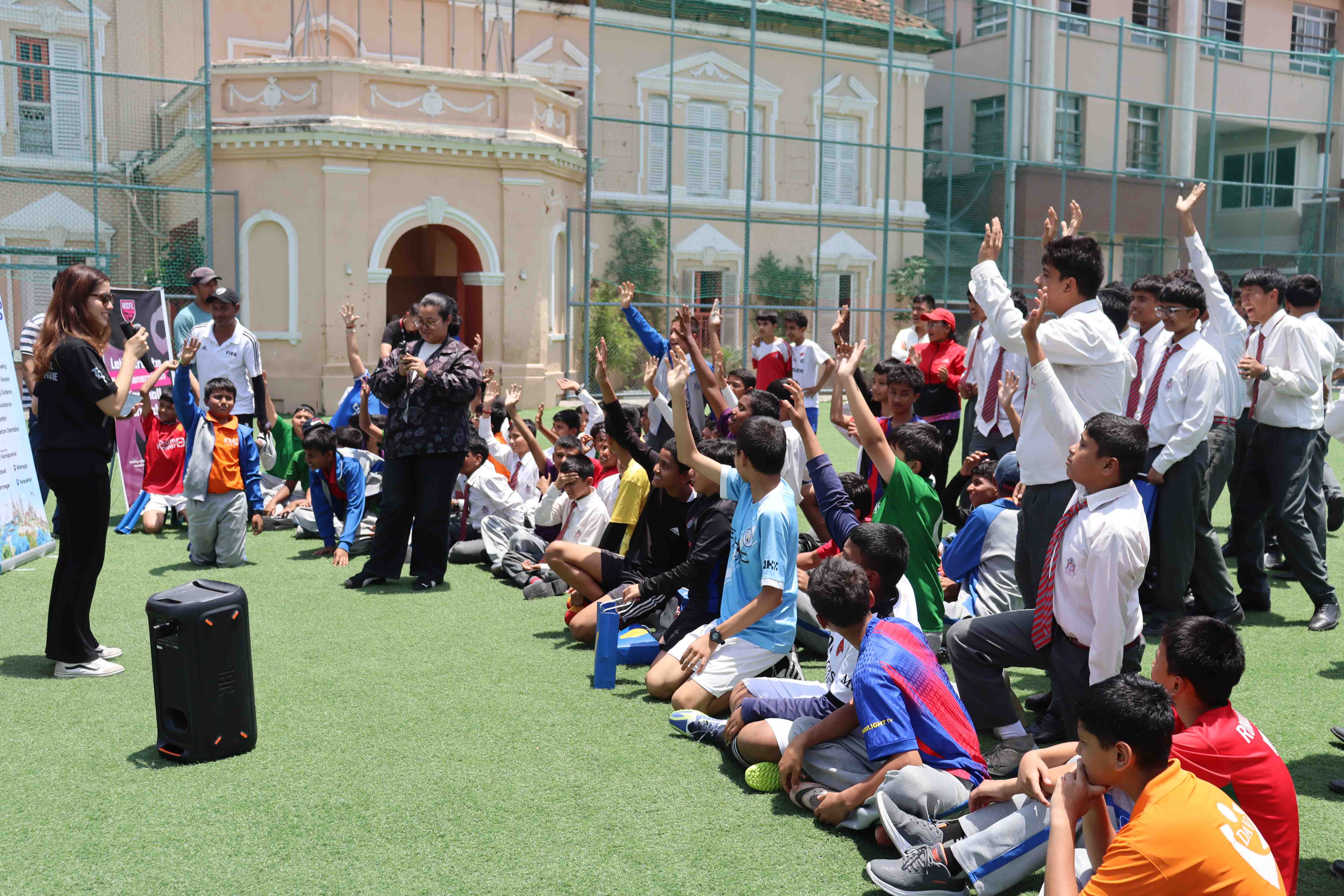 Football Activation Program at DAV School