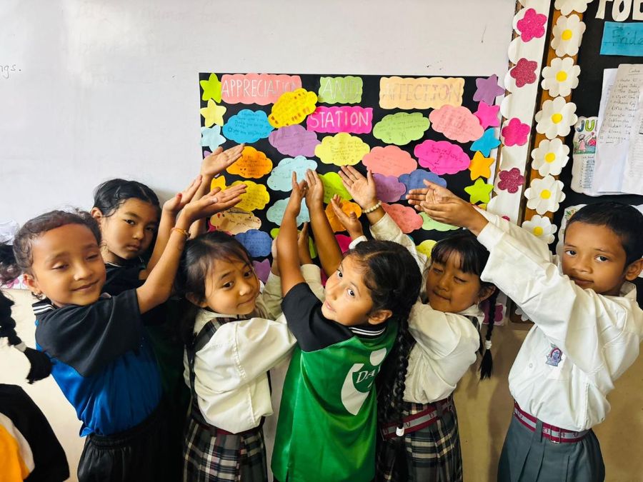 Grade I Students Spread Joy through “Appreciation and Affection Station”