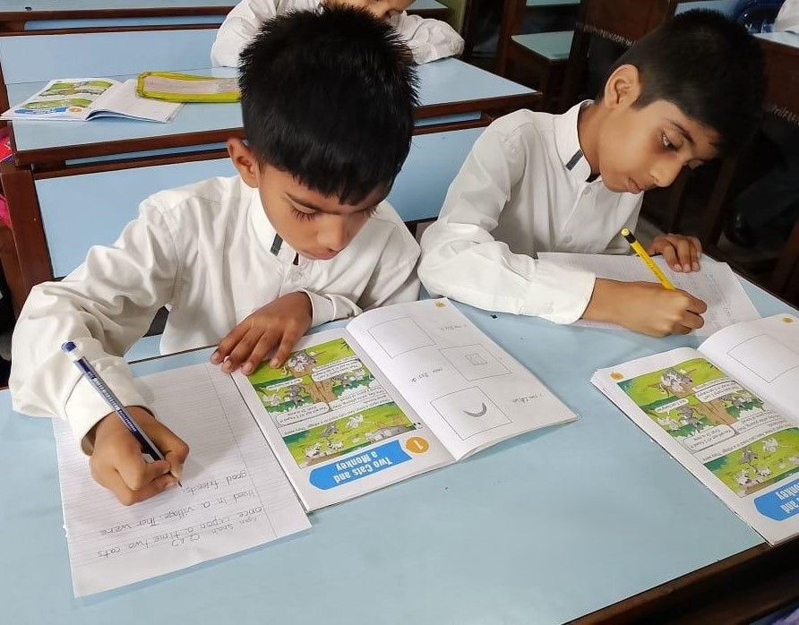 English Handwriting Competition for Grade I to IV Students