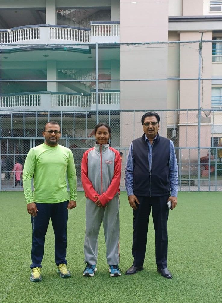 Sambhavya Dhakal Sets a New Benchmark for the School in Cricket: Chairperson Admires Her Passion in Cricket