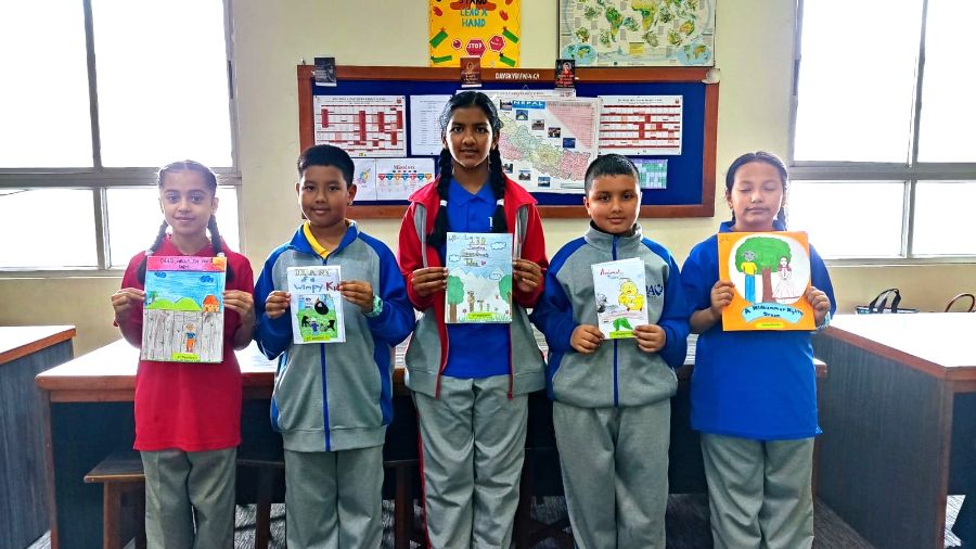Book Jacket Making Competition for Grade V and VI Students