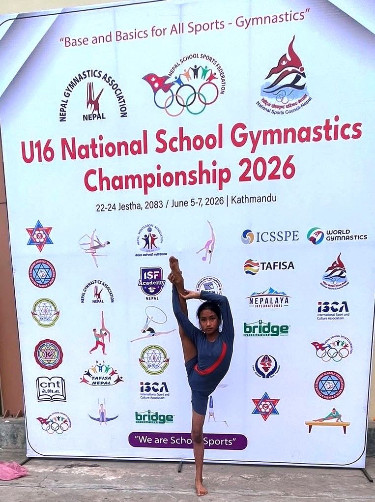 Sharon Shrestha Participates in U-16 National School Gymnastics Championship- 2026