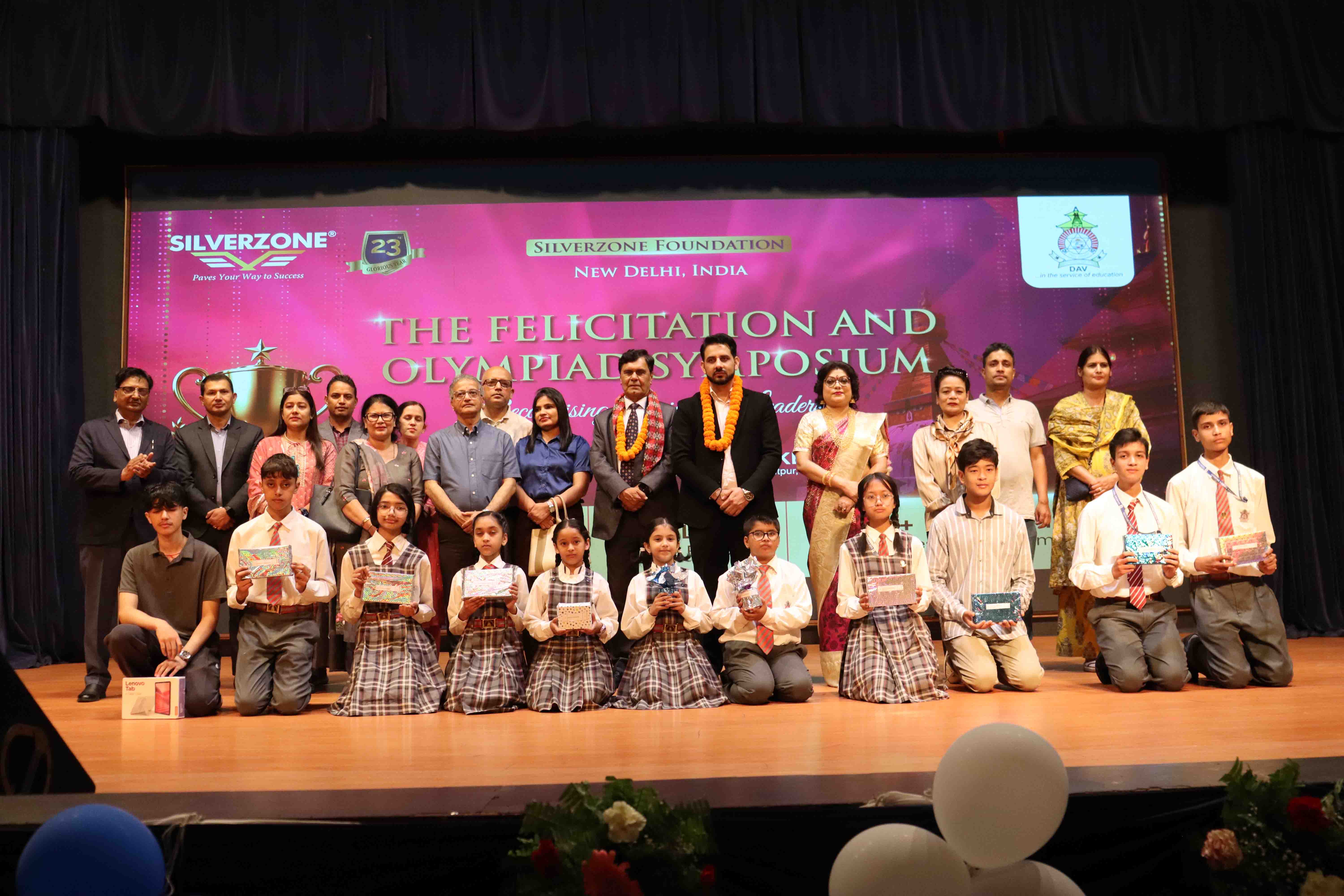 Grand Felicitation Ceremony Marks the Silver Zone Foundation Olympiad Symposium at DAV School