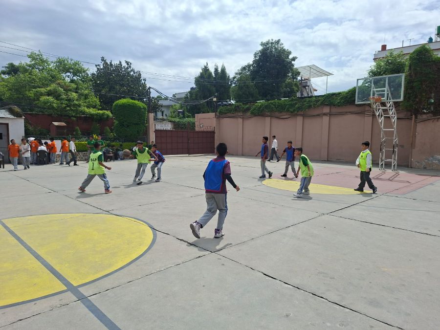 Inter House Basketball Tournament for the Boys of Grade V and VI