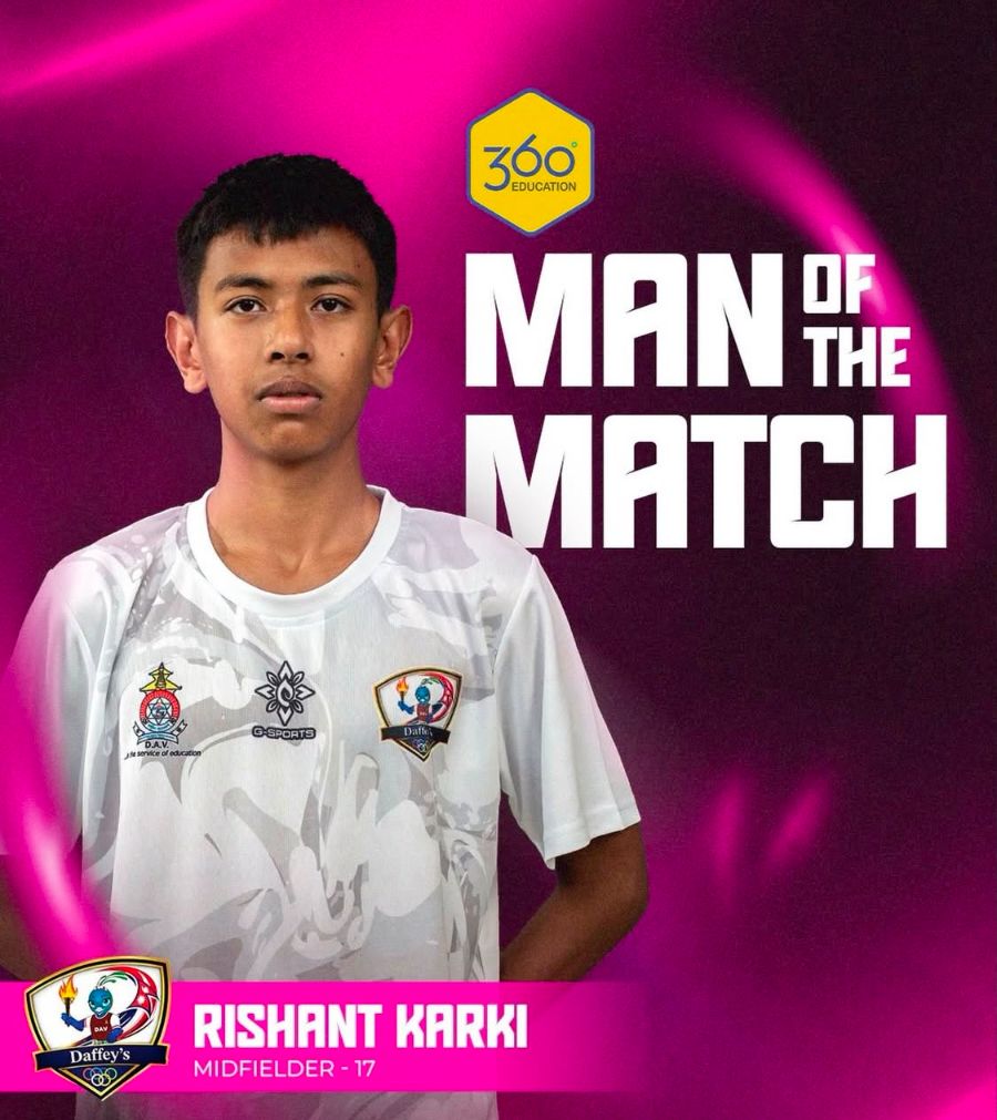 DAV School Clinches 3-2 Victory Over St. Xavier’s School in NSFL
