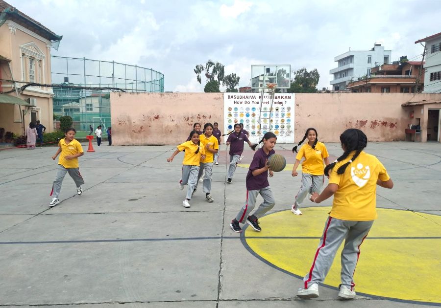 Mount Machapuchchhre House Wins Inter-House Basketball Tournament for Grade VI Girls