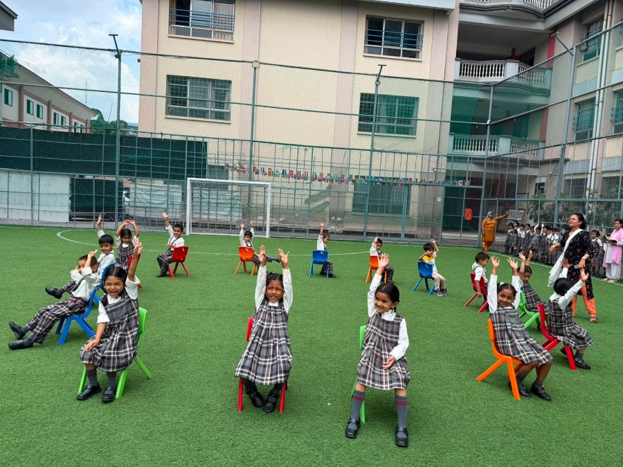 Musical Chair Competition at DAV Kindergarten
