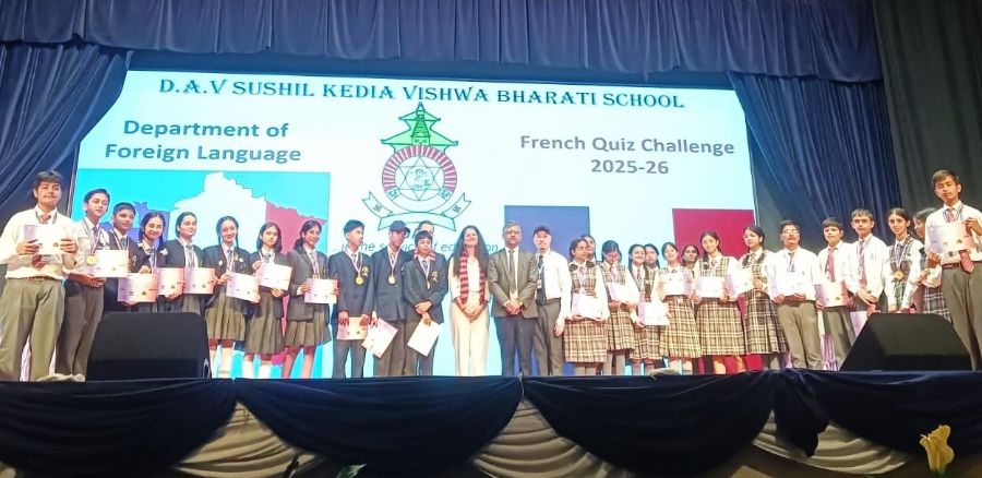 DAV School Celebrates Bastille Day with French Language Orientation and French Quiz Challenge