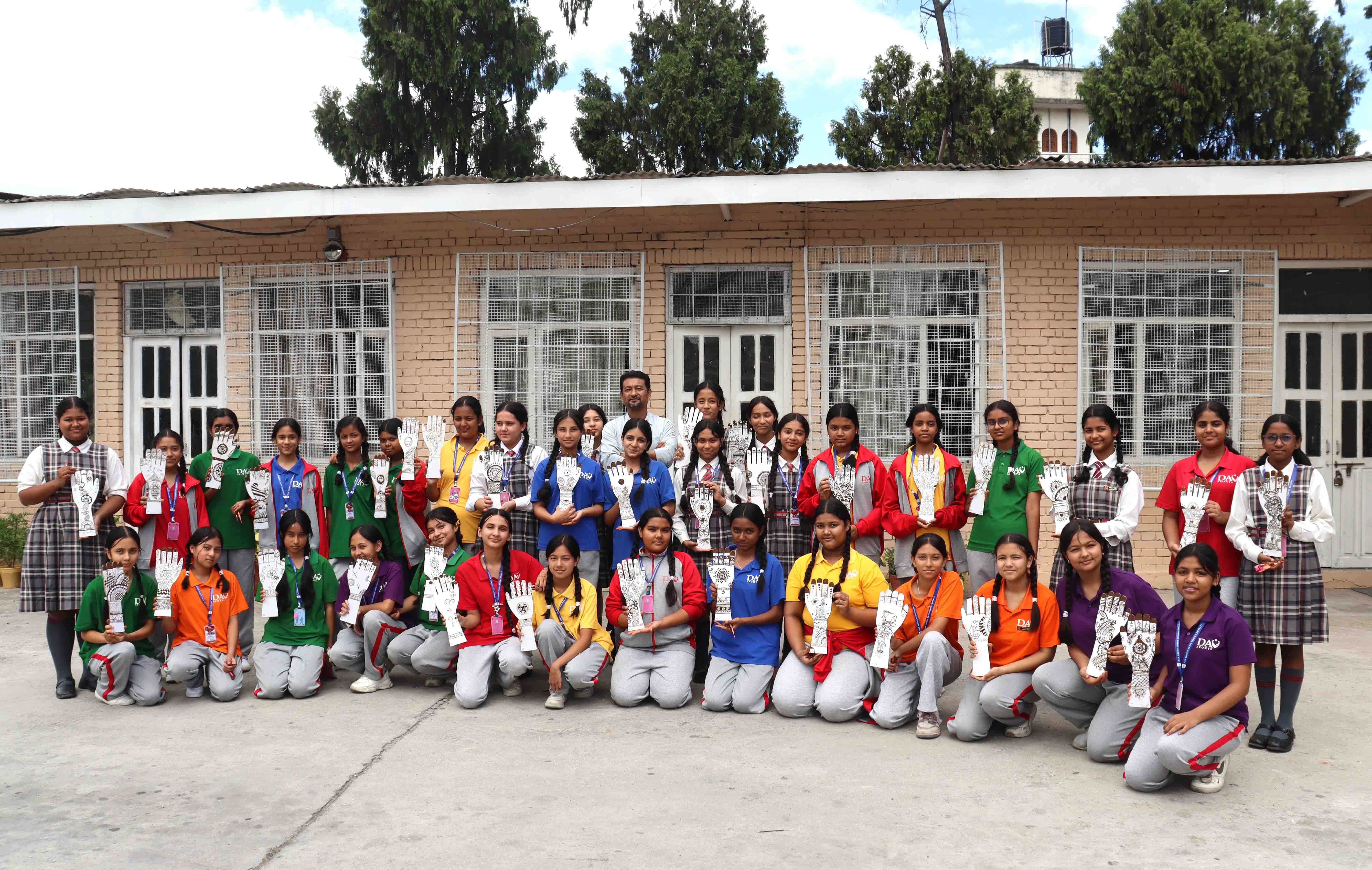 Mehendi Art Competition Showcases Talent of Grade VIII Beauty and Health Science Students