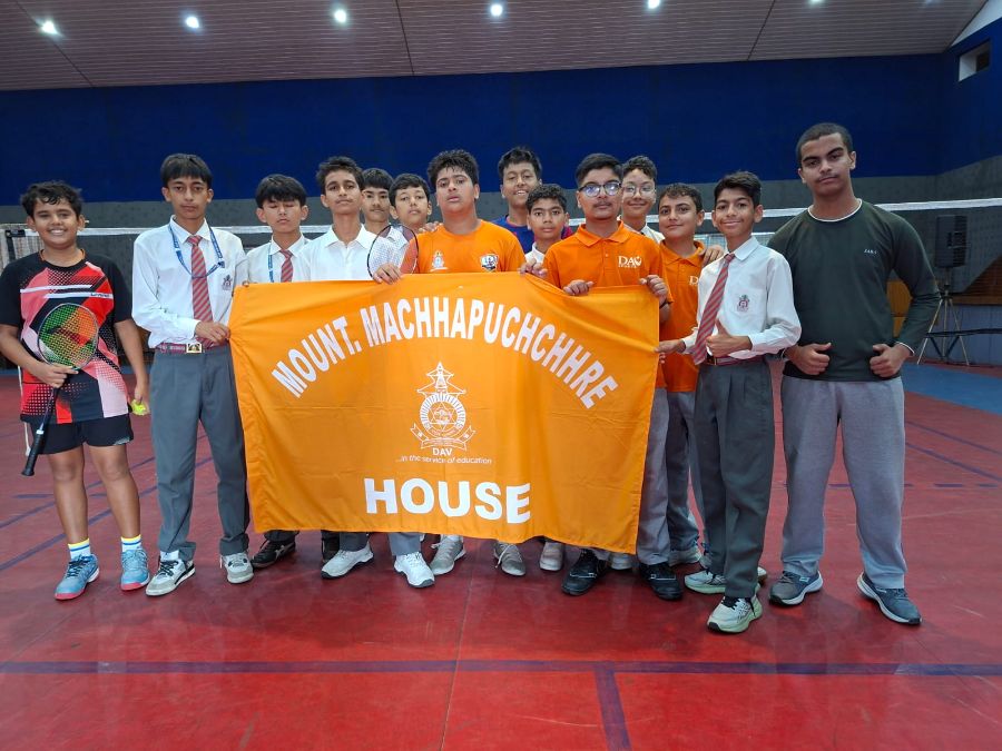 Inter-House Badminton Tournament for Grade IX Boys