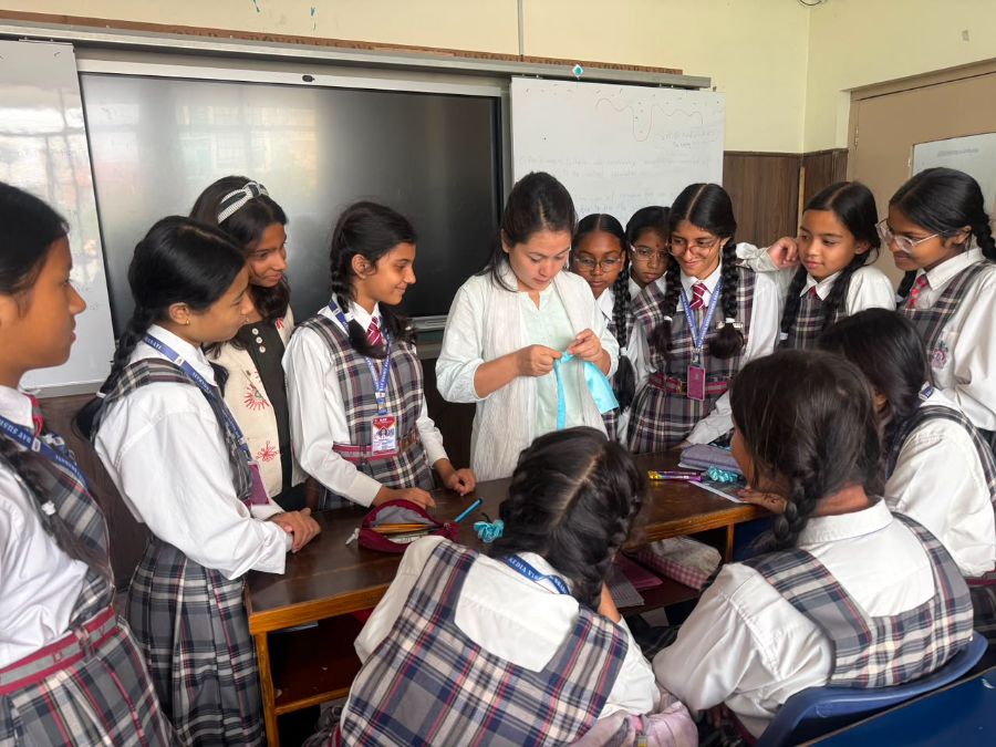 Accessories Workshop for Grade VII Fashion Designing Students