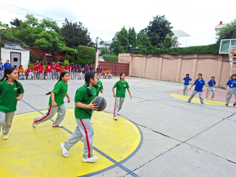 Inter-House Basketball Tournament for Grade V Girls