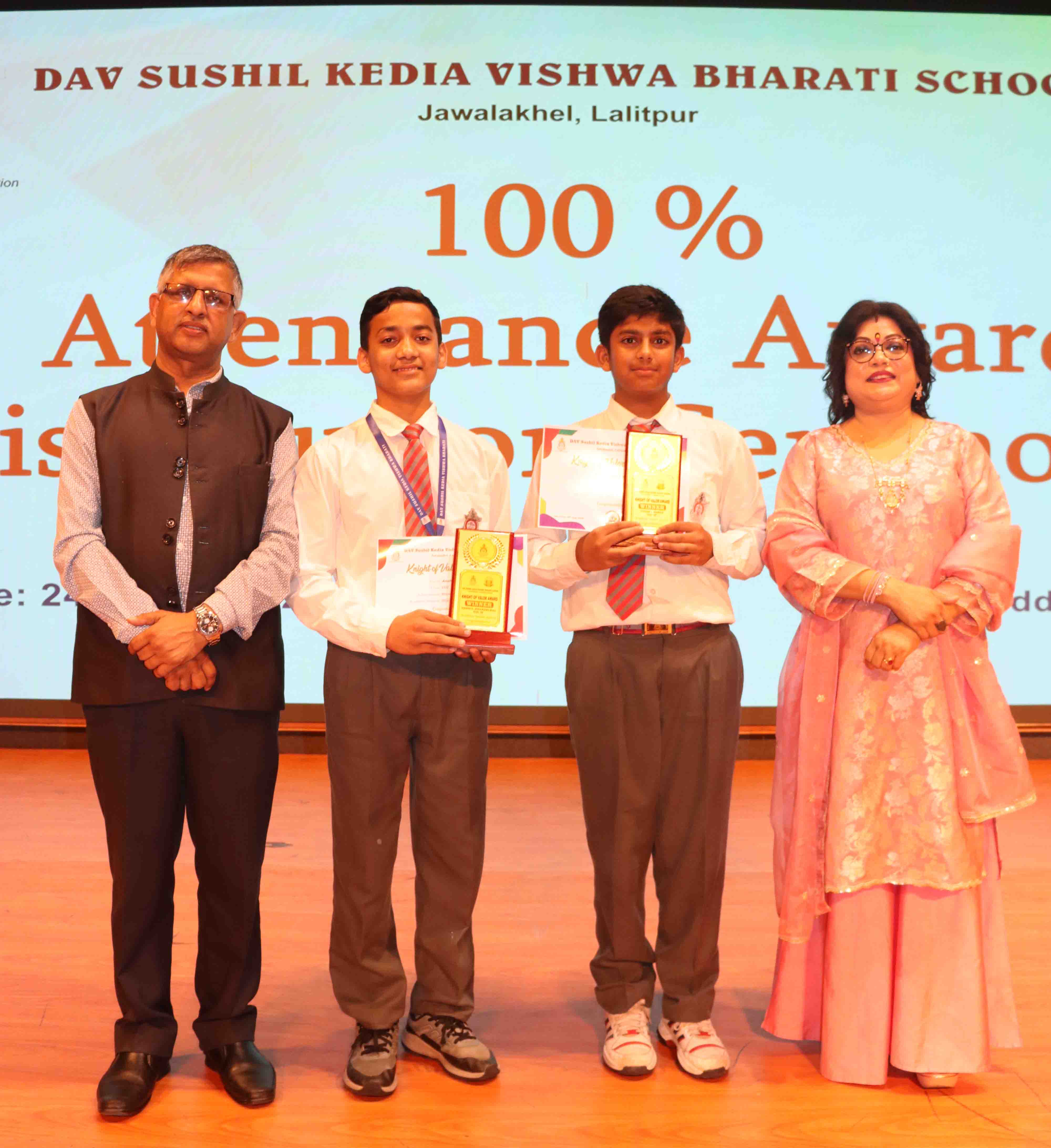 Principal Announces the Inaugural Knight of Valor Award for Middle and Senior School Students