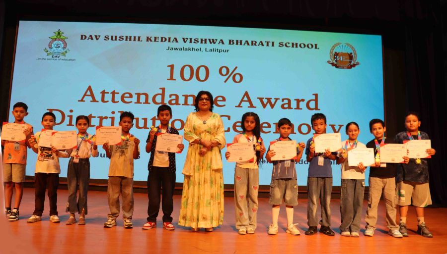 100% Attendance Award Ceremony for Junior School Students