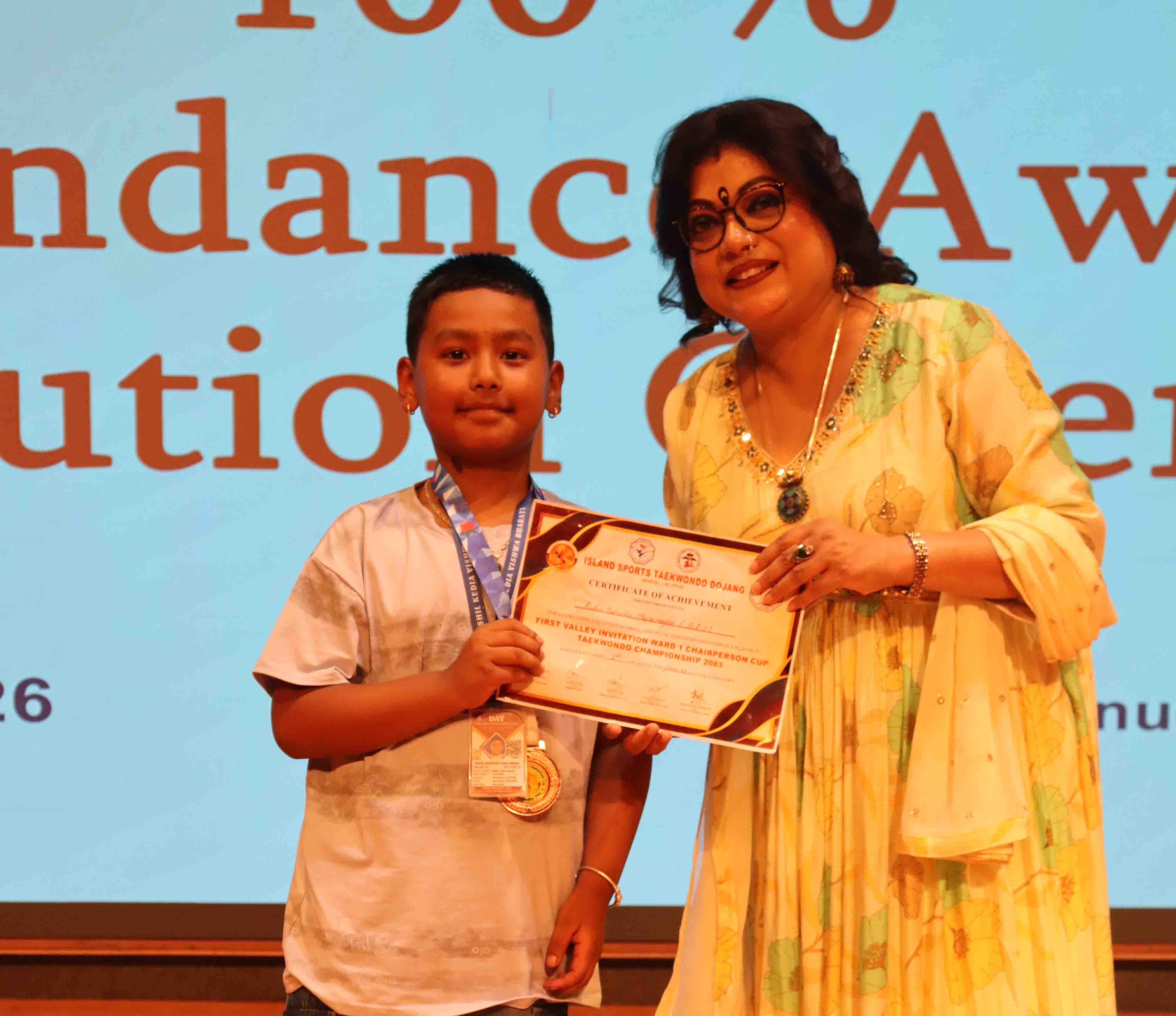 Rudra Bahadur Thapa Magar Honoured in Award Ceremony