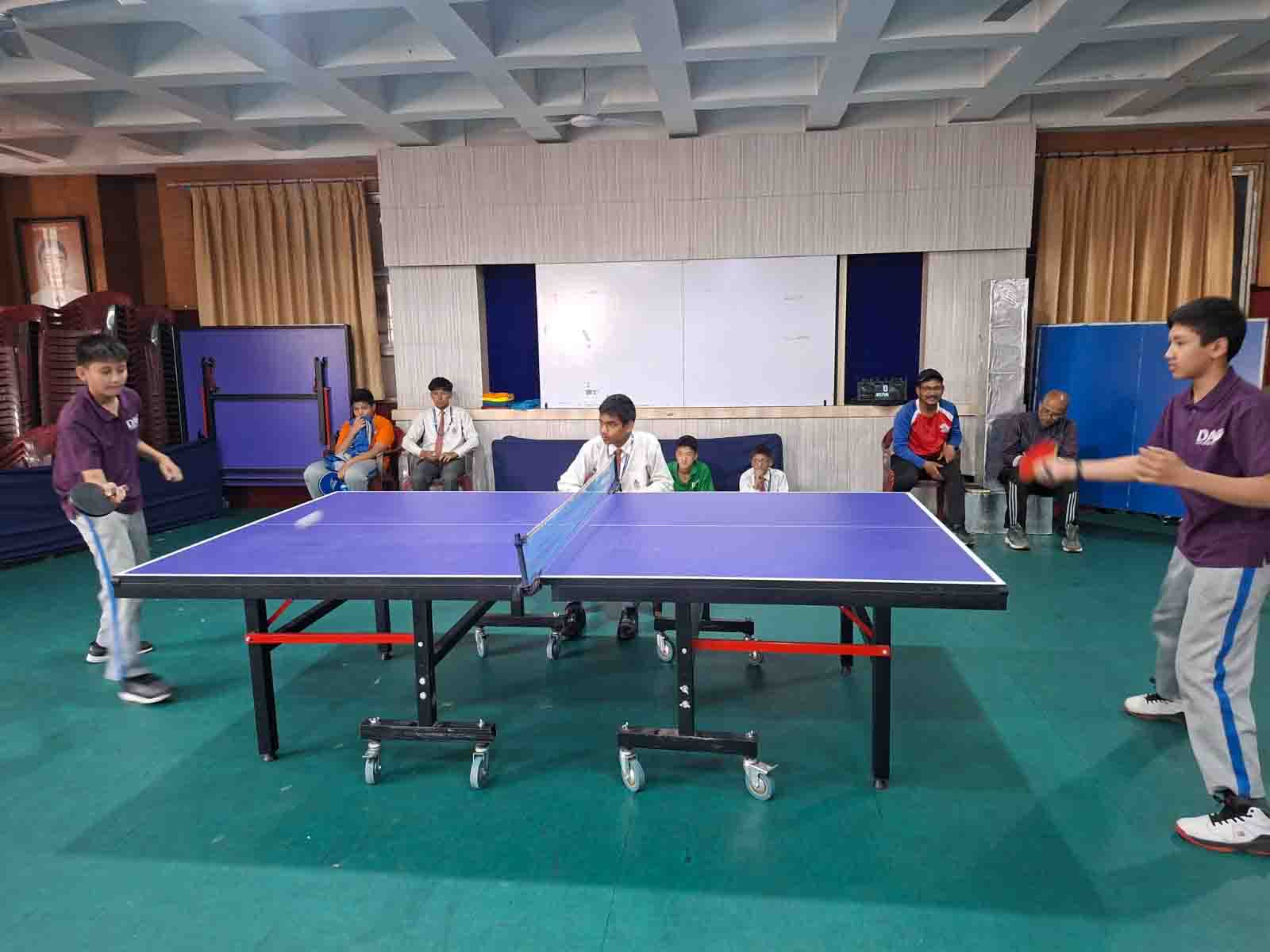 Inter-House Table Tennis Tournament for Grade VII and VIII Students