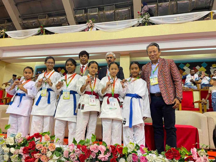 Yangzum Bagged Bronze Medal at South Asian Karate Championship