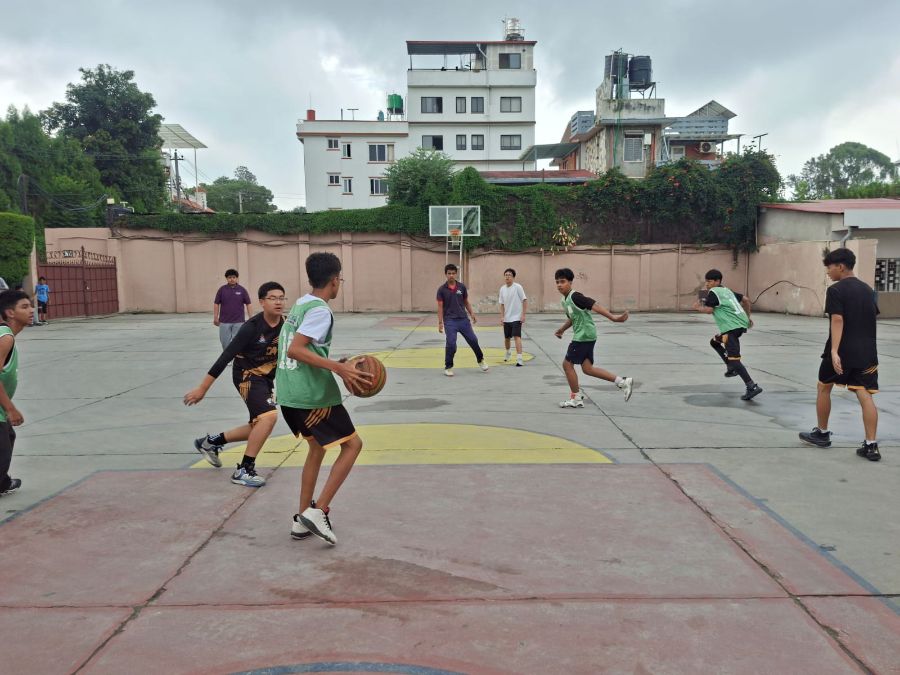Inter-House Basketball Tournament for Grade IX and X Boys