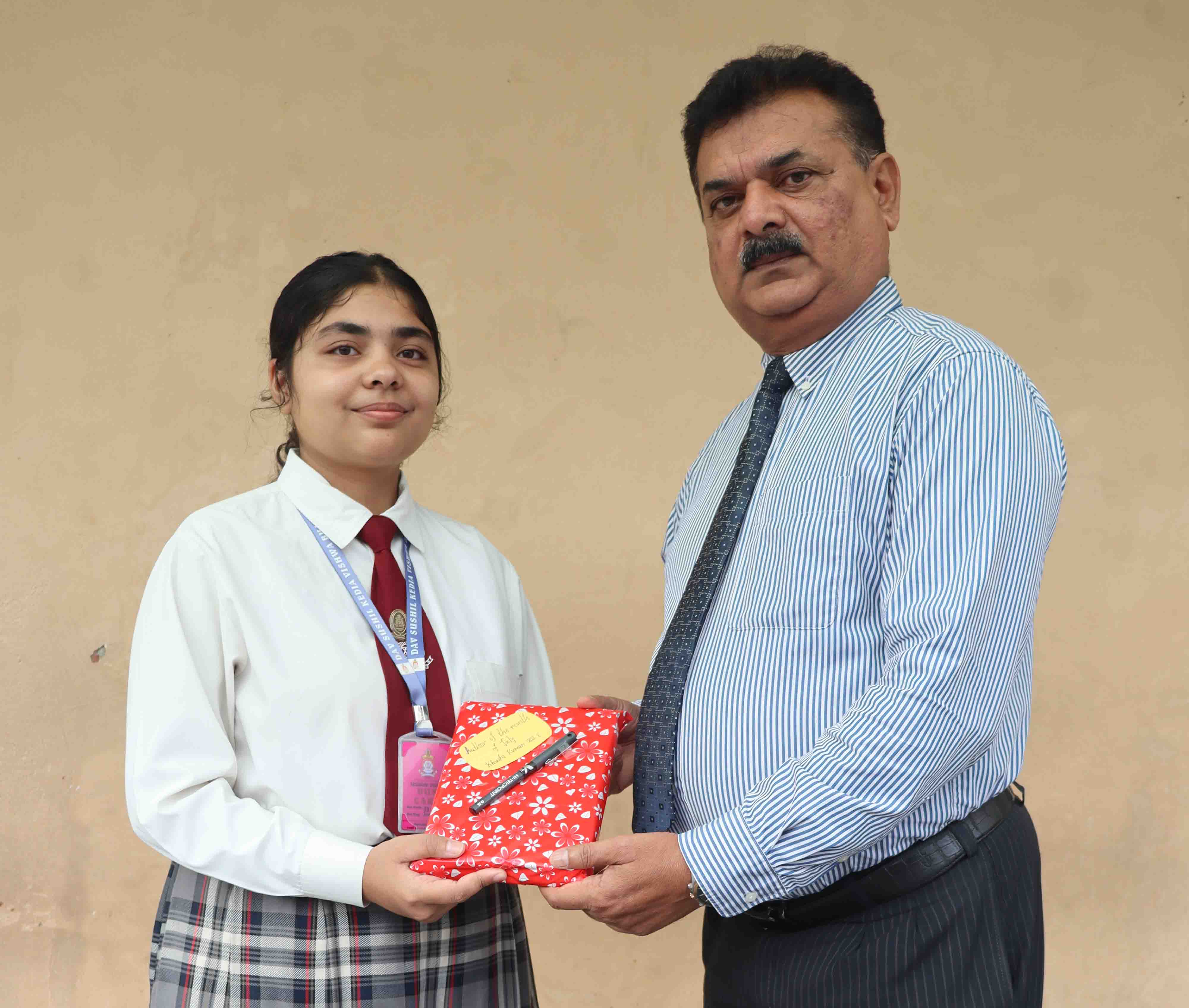 Khushi Kumari Wins Author of the Month Title in Senior School