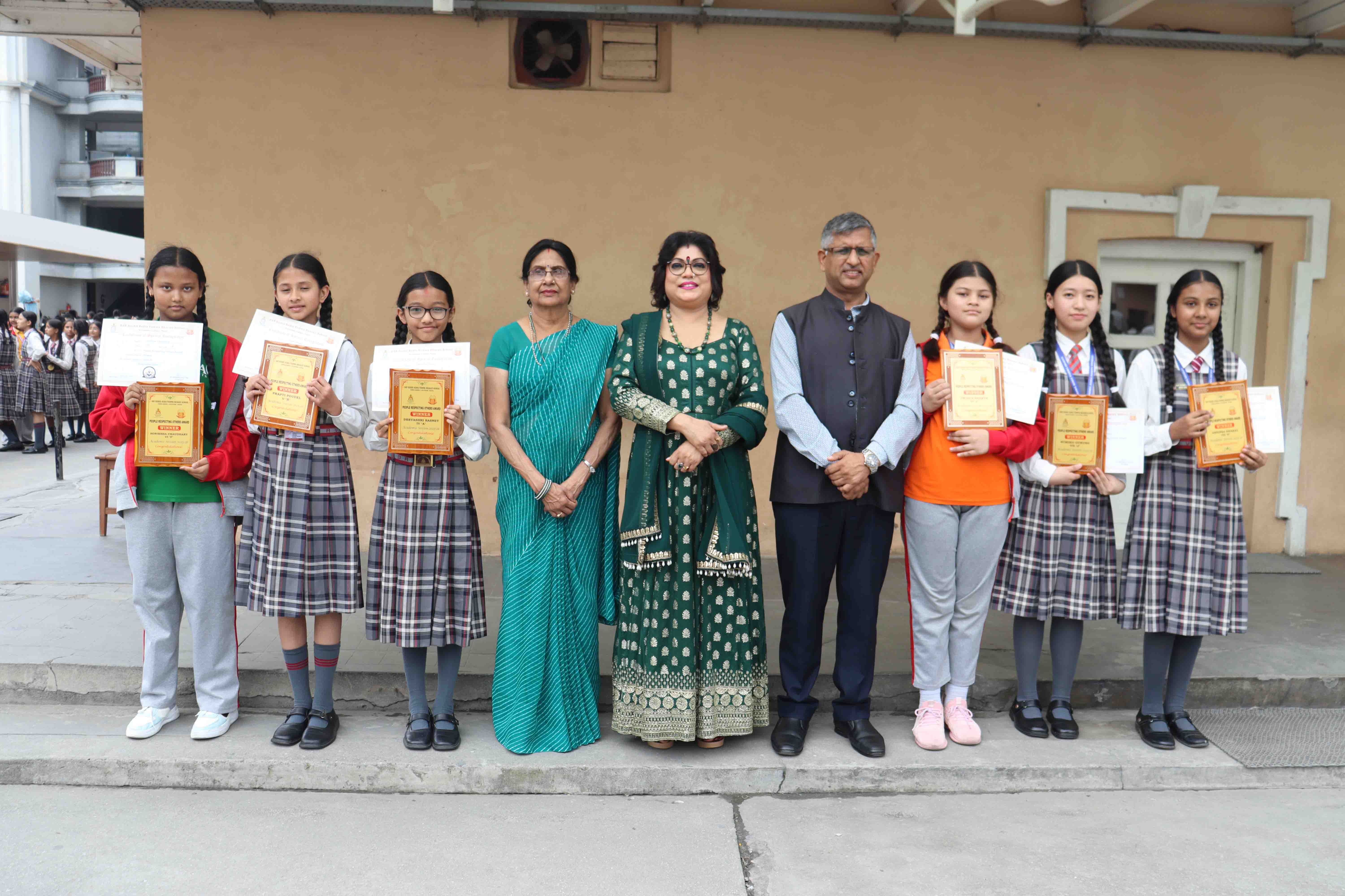 People Respecting Others (PRO) Awards Announced in Middle School