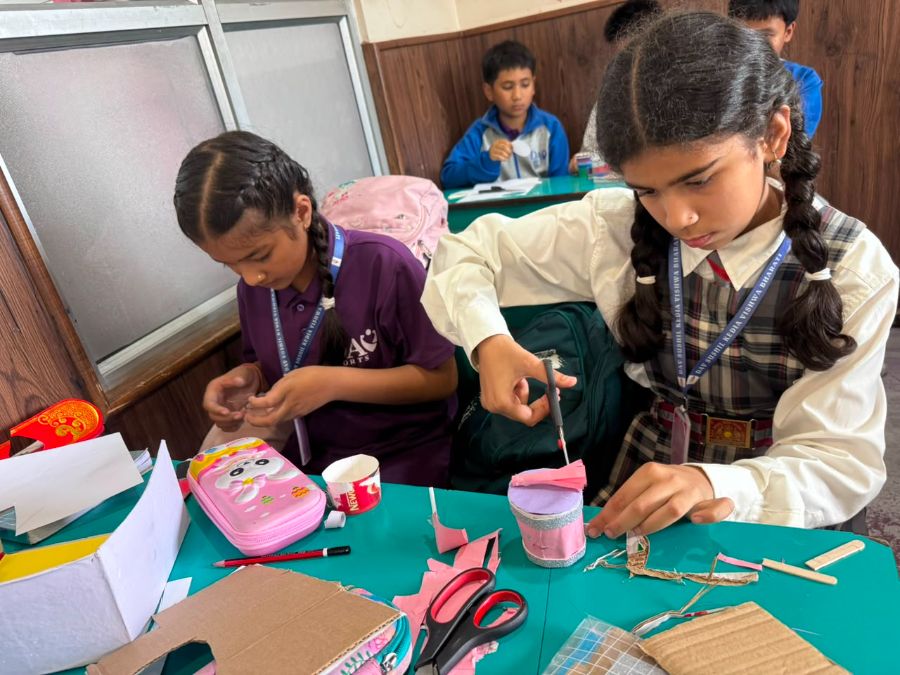 Best Out of Waste Competition for Grade V and VI Students