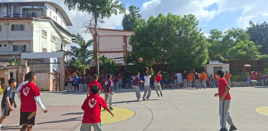 Inter House Basketball Tournament for Grade VII and VIII Boys