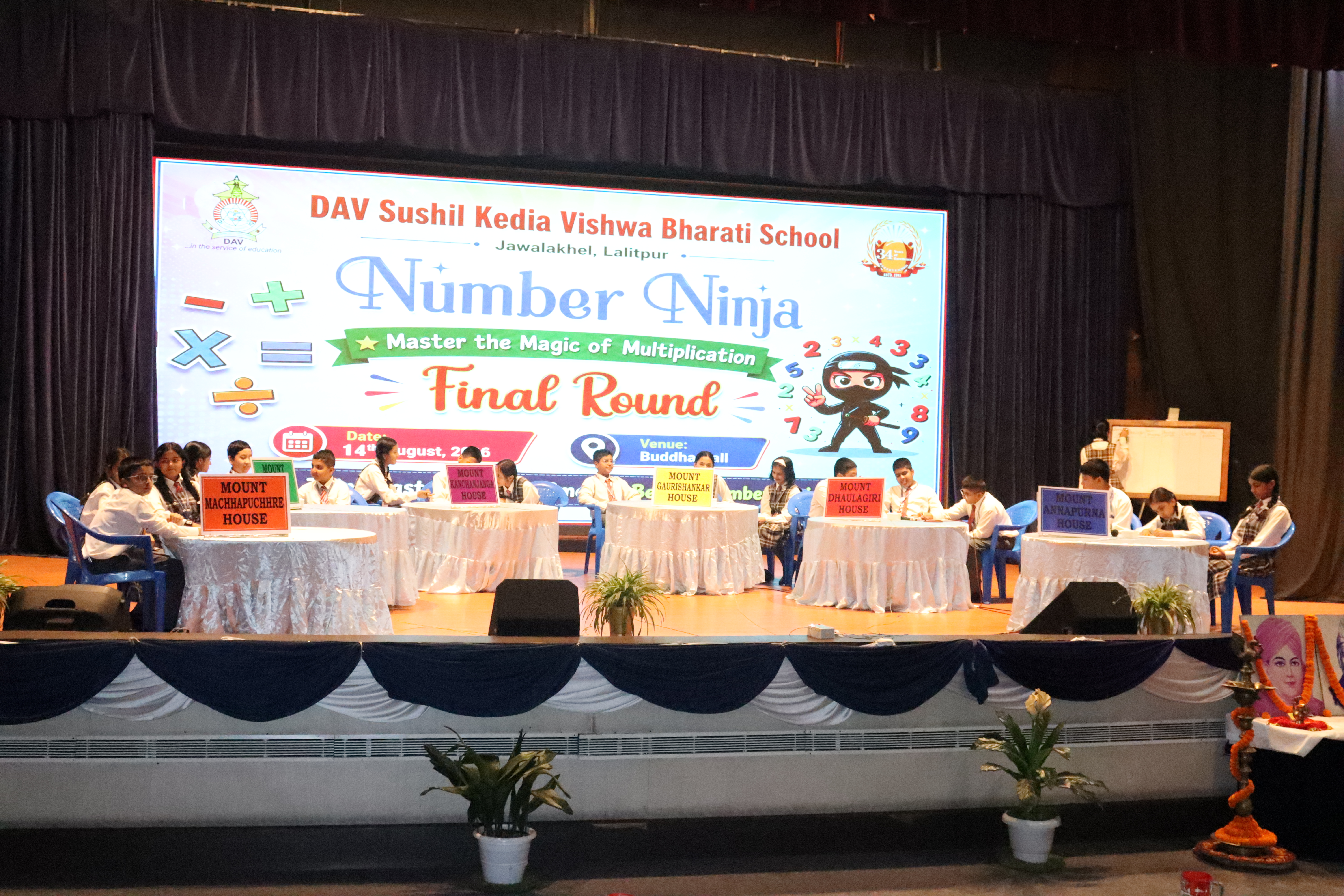 Number Ninja Competition: Principal Highlights Mathematics as the Spine of Knowledge in the AI Era