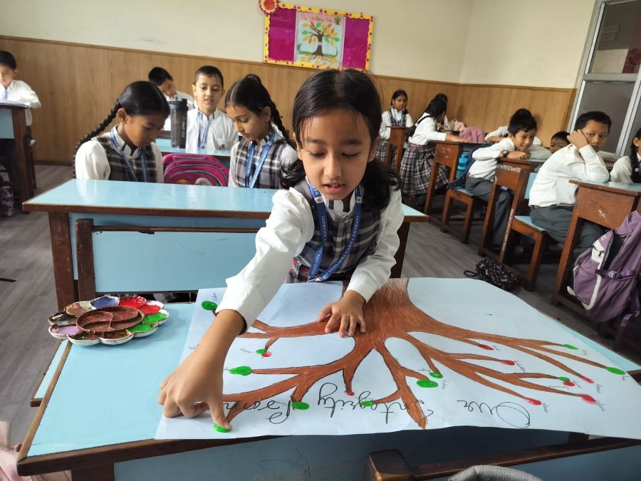 Celebration of Integrity Day with Honesty Pledge for Grade IV Students