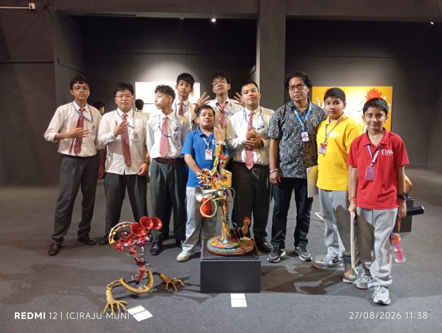Visit to Himalayan Art Exhibition, Babar Mahal