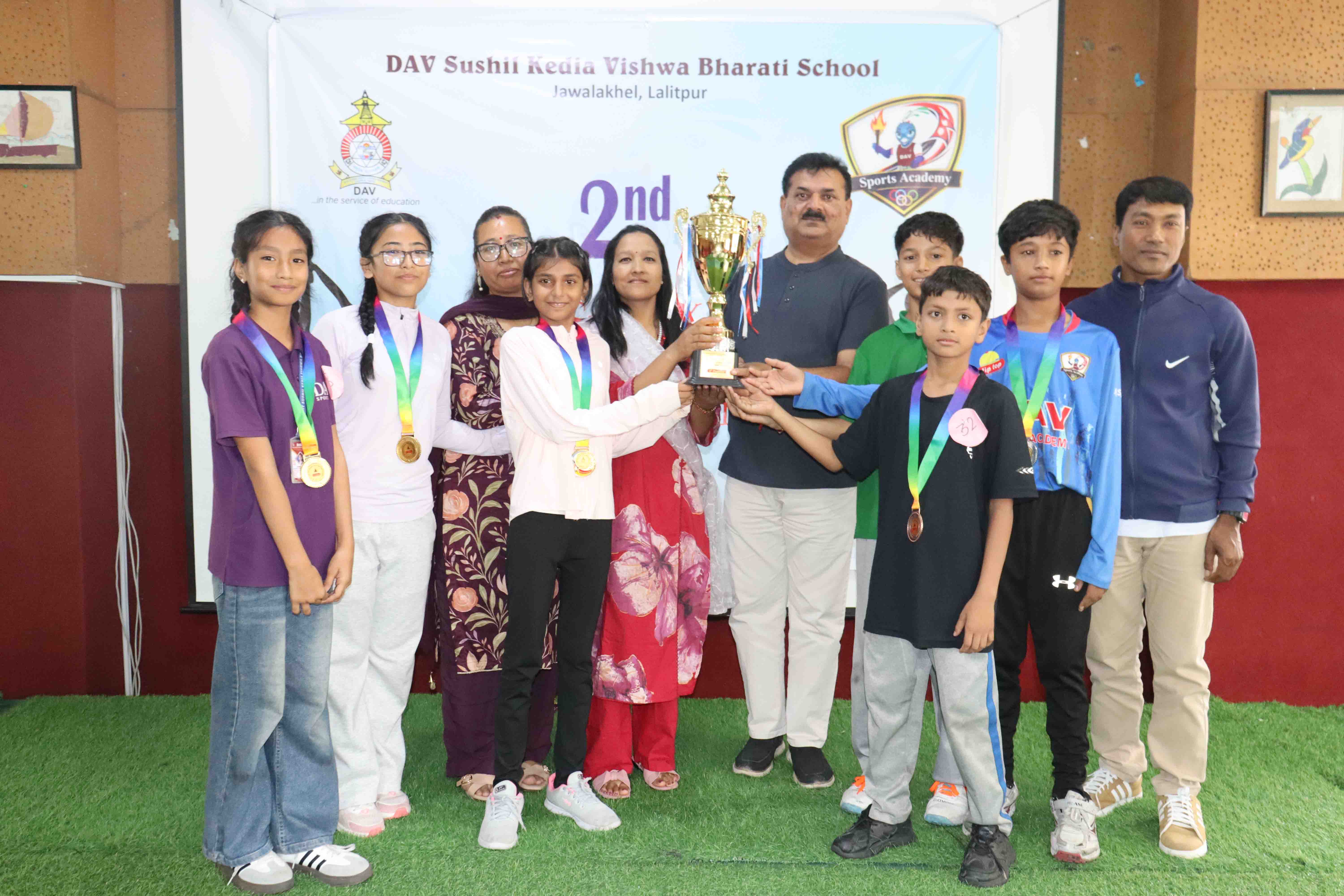 6th Event of Sushil Kedia Memorial Sports Gala: DAV School Wins 2nd Late Sushil Kedia Inter-School Yoga Competition