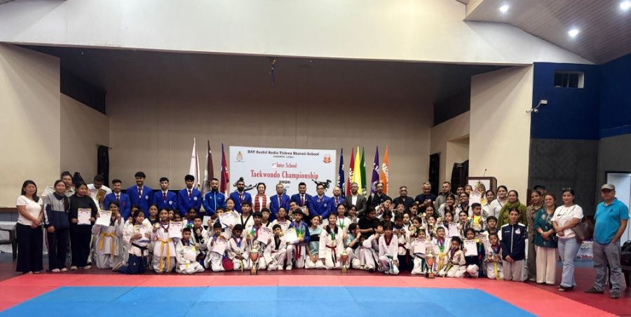 5th Event of Sushil Kedia Memorial Sports Gala: 2nd Inter School Taekwondo Championship Successfully Conducted