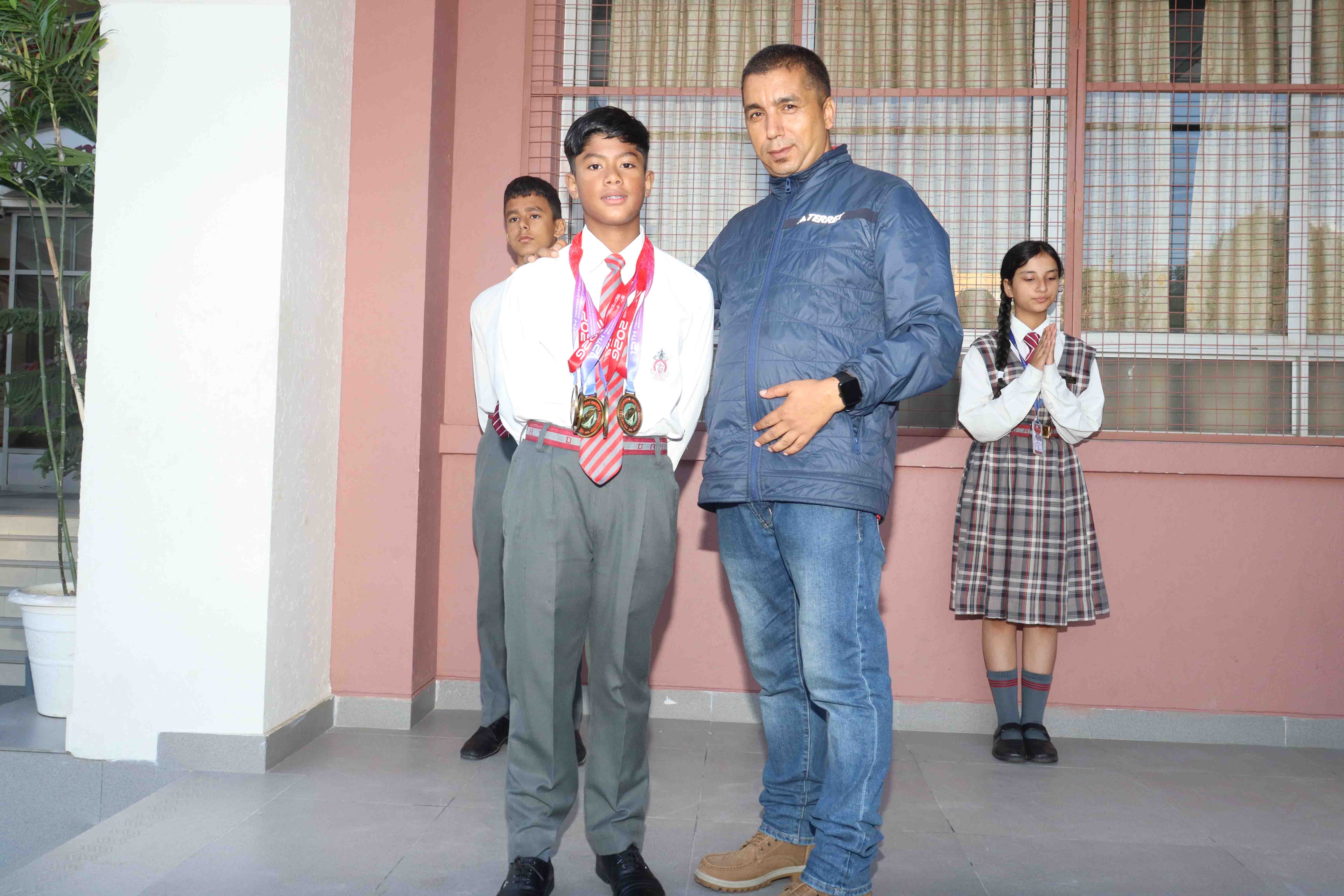 Shivansh Man Kayastha Wins Five Gold Medals in Swimming Championship
