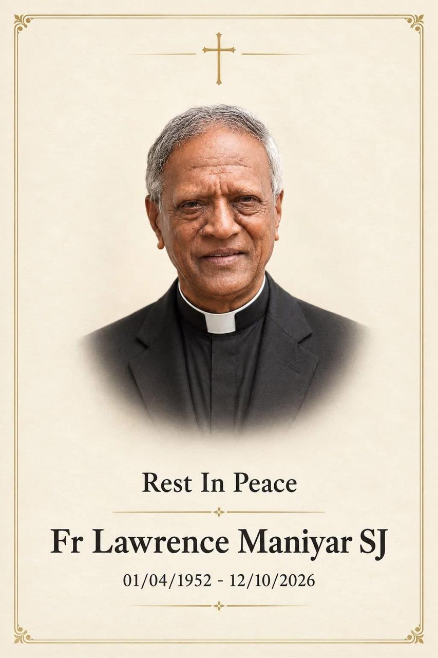 A Tribute and Condolence Message for the Late Fr. Lawrence Maniyar, SJ